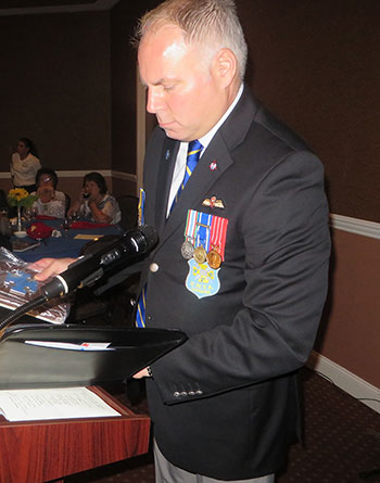 Andre Sochaniwsky, president of the Ukrainian War Veterans Association of Canada