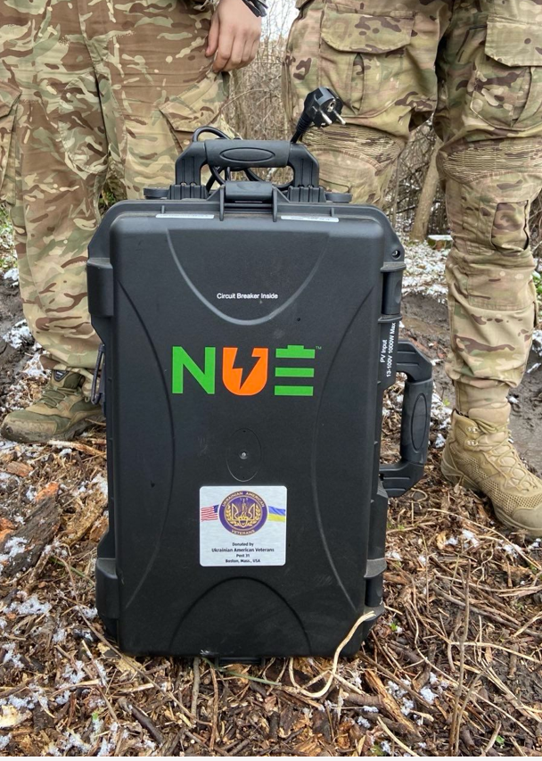 Ukrainian NUE generator donated by UAV Post 31 Boston.