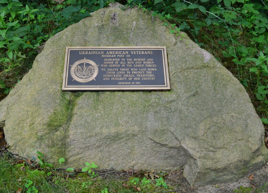 UAV Post 101 monument dedicated in 1996